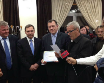 Αποχαιρετιστήριο δείπνο του Γενικού Προξένου Αργυροκάστρου, κ. Ν. Κοτροκόη