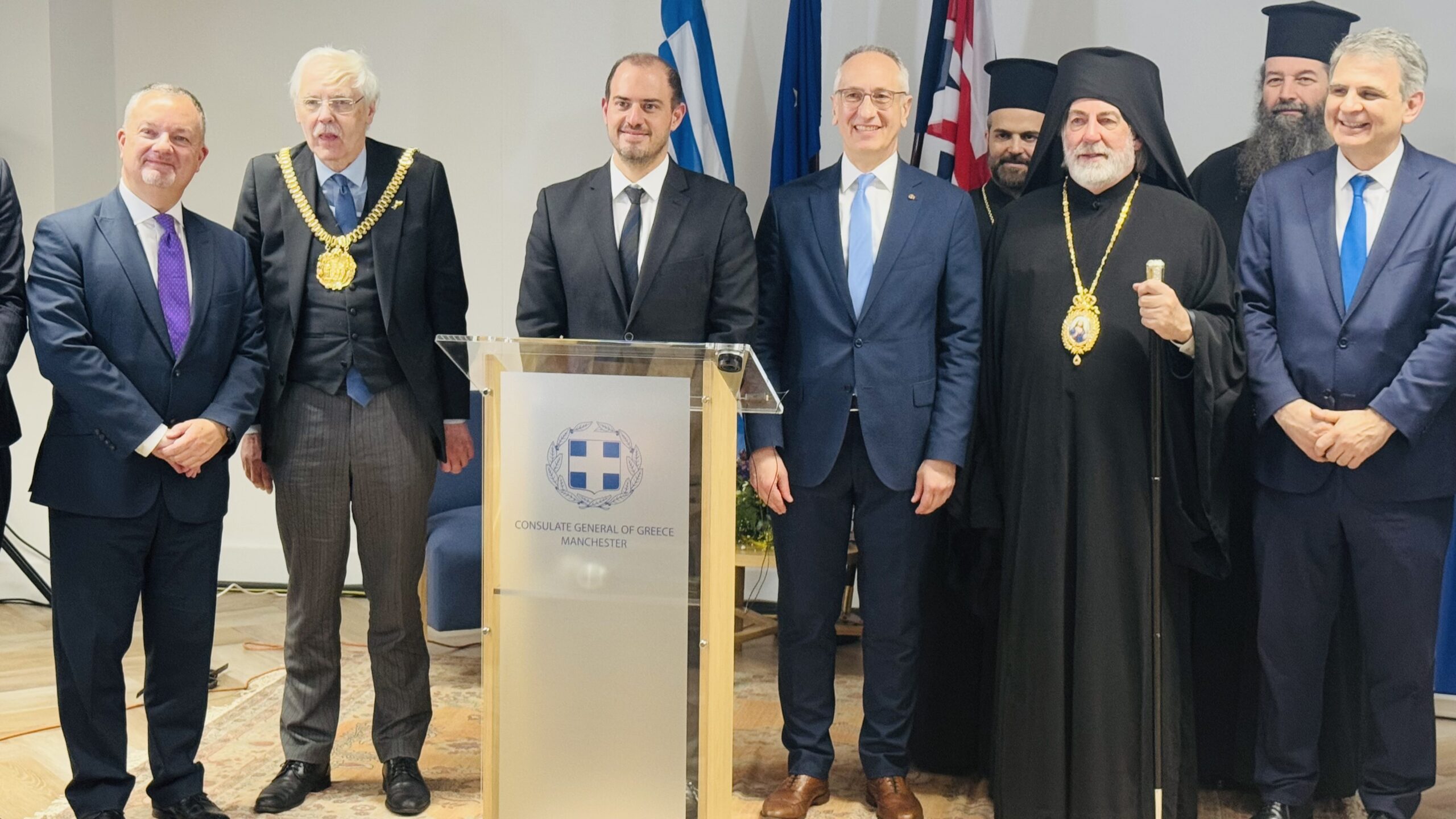 Inauguration du Consulat général à Manchester (Manchester, 28.1.2025)