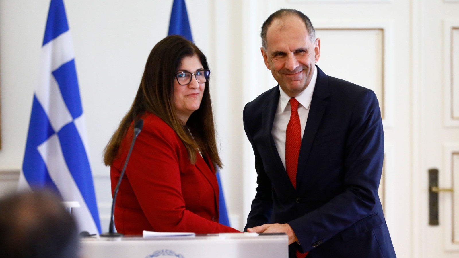 Minister of Foreign Affairs George Gerapetritis’ statements following his meeting with the Palestinian Minister of Foreign Affairs and Expatriates, Varsen Aghabekian Shahin (Athens, 14.10.2025)