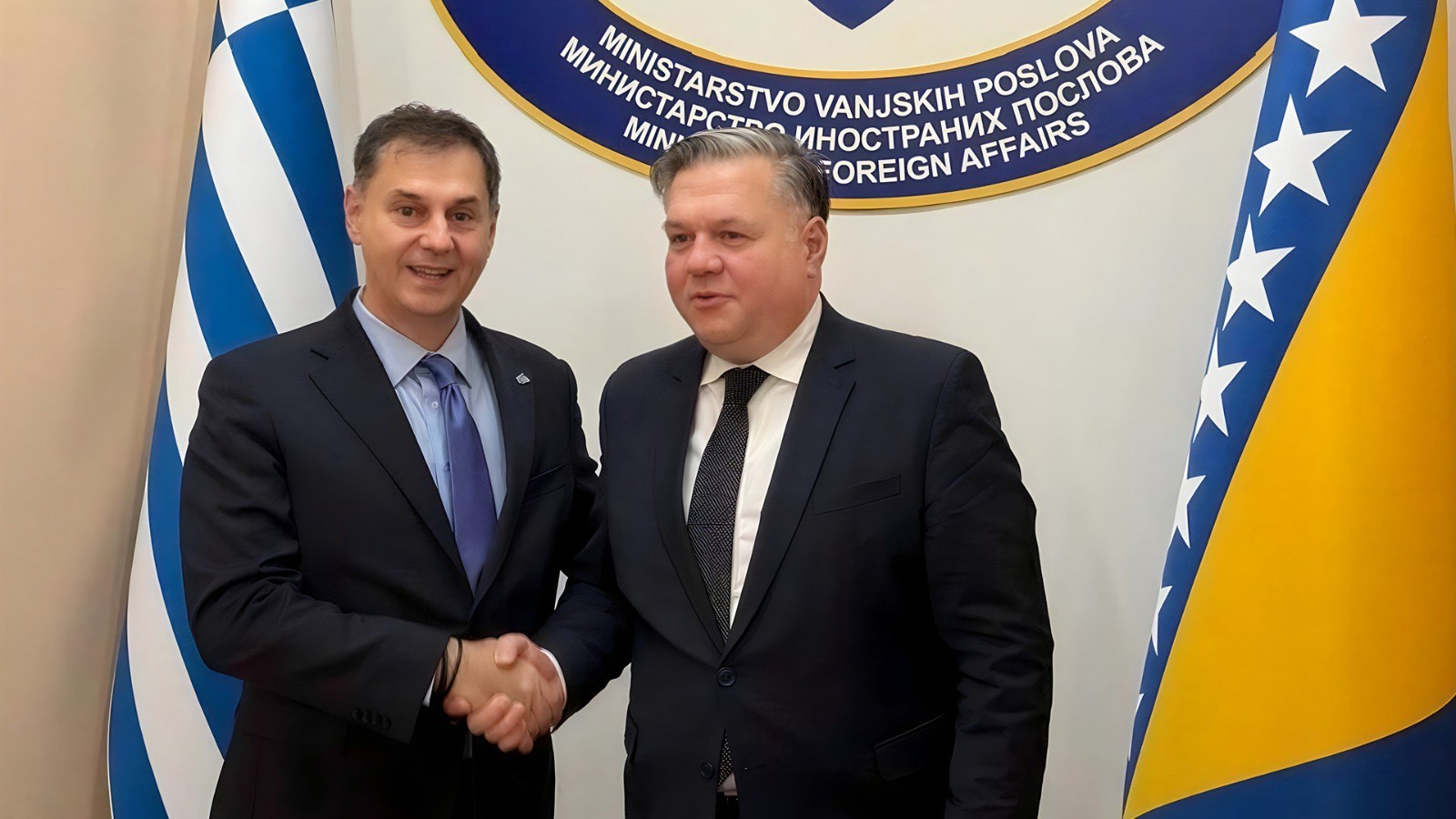 Visite du Secrétaire d’État aux Affaires étrangères, Haris Theocharis, en Bosnie-Herzégovine (Sarajevo, 2-3 février 2026)