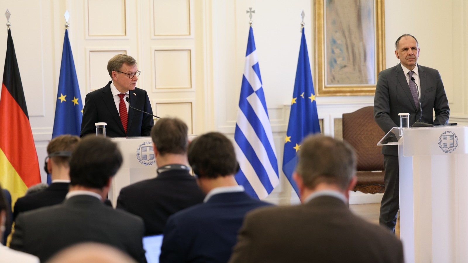 Minister of Foreign Affairs George Gerapetritis’ statements following his meeting with the Minister of Foreign Affairs of the Federal Republic of Germany, Johann Wadephul (Athens, 04.05.2026)