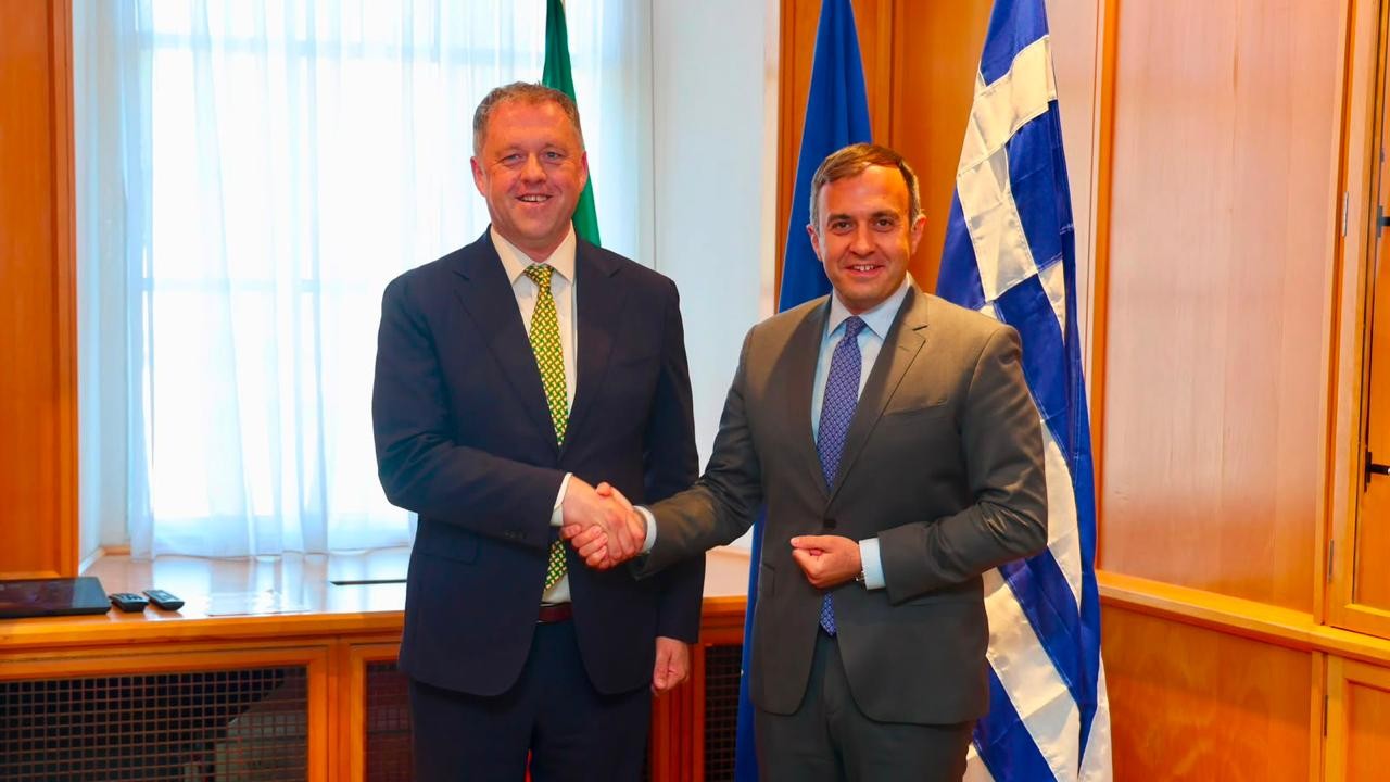 Visite du Secrétaire d'État aux Affaires étrangères Tasos Chatzivasileiou à Dublin (16/07/2026)