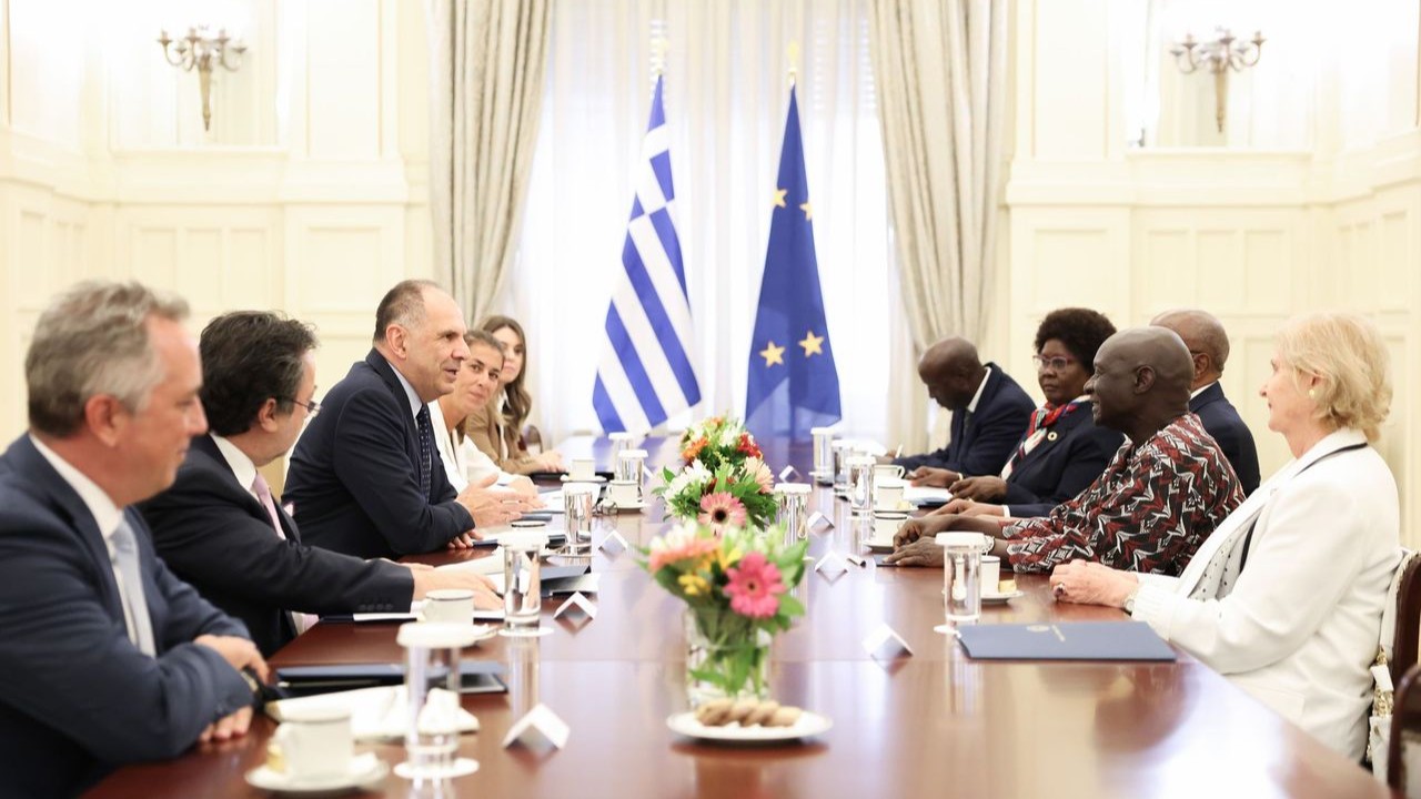 Minister of Foreign Affairs George Gerapetritis’ meeting with the candidate for UN Secretary-General, Olara Otunnu (Athens, 15.09.2026)