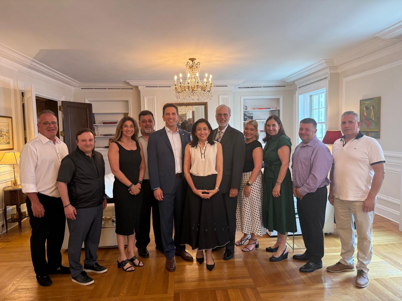 Working Meeting of the Consul General of Greece in New York with the Newly Elected Administration of the Federation of Hellenic-American Societies of Philadelphia and Greater Delaware