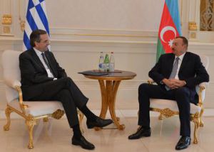 PM SAMARAS CONCLUDES WORKING VISIT TO BAKU