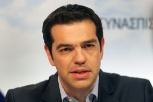 Tsipras delivers anti-austerity speech  in London