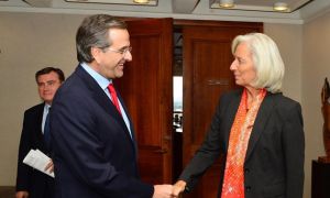 IMF remains committed to helping Greece, Lagarde assures PM Samaras