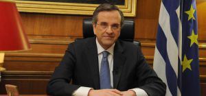GREEK PM SAMARAS ESPECIALLY SATISFIED WITH ECONOMY'S IMPROVEMENT