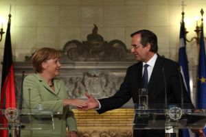 Merkel-Samaras: Determination to 'solve problems'; former cites key troika report