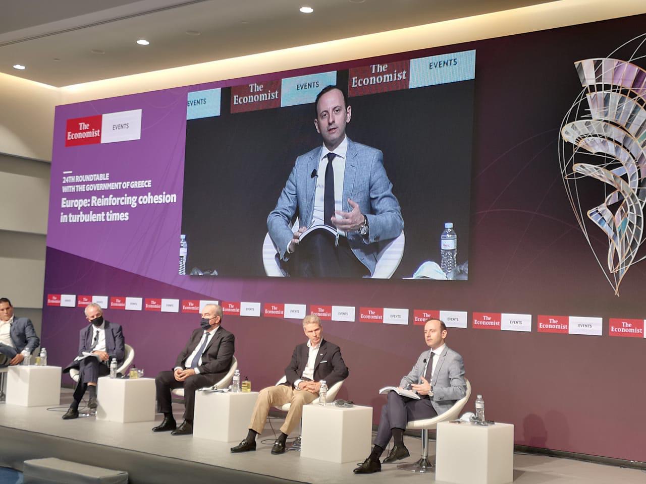 Συμμετοχή του Γενικού Γραμματέα Εξωστρέφειας, Γρηγόρη Δημητριάδη, στο Συνέδριο του Economist (16.09.2020)