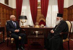 Statements of Foreign Minister Dimas and Archbishop Hieronymos following their meeting (19 December 2011)