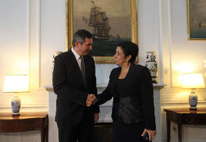 Statements of Foreign Minister Lambrinidis and the Foreign Minister of the Republic of Cyprus, Ms. Kozakou-Markoulli, following their meeting