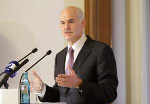 Prime Minister Papandreou on visit to Berlin and Helsinki