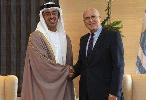 Statements of Foreign Minister Dimas and his UAE counterpart Al Nahyan following their meeting at the first Greece-UAE Joint Cooperation Committee