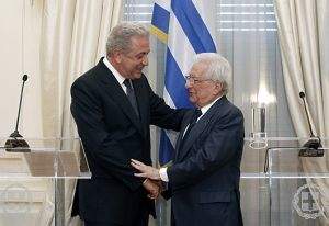 Handing-over ceremony of the Foreign Ministry