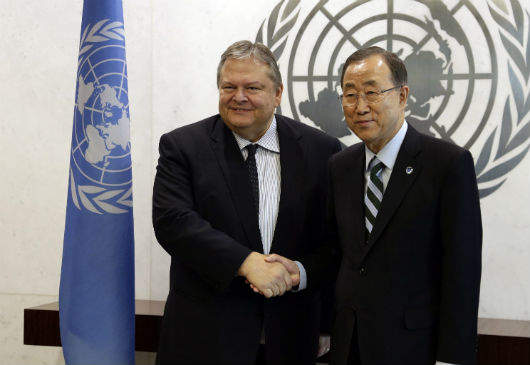 Δηλώσεις Αντιπροέδρου της Κυβέρνησης και ΥΠΕΞ Ευ. Βενιζέλου μετά τη συνάντησή του με τον Γενικό Γραμματέα του Οργανισμού Ηνωμένων Εθνών Ban Ki-moon