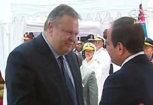 Deputy Prime Minister and Foreign Minister Venizelos participates in the inauguration of the new President of Egypt