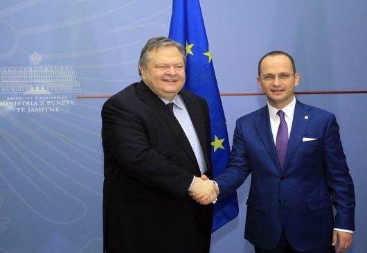 Κοινές δηλώσεις Αντιπρόεδρου της κυβέρνησης και ΥΠΕΞ Ευ. Βενιζέλου και ΥΠΕΞ Αλβανίας Ditmir Bushati μετά τη συνάντησή τους (Τίρανα, 21.02.2014)