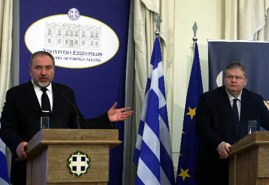 Joint statements of Deputy Prime Minister and Foreign Minister Venizelos and Israeli Foreign Minister Avigdor Liberman (Athens, 20 March 2014)