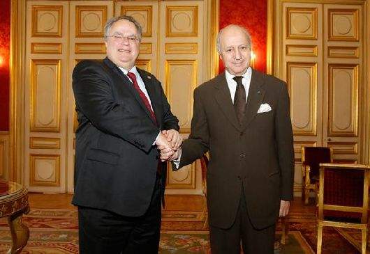 Foreign Minister Kotzias’ statement  to Alpha TV’s Sofia Papaioannou following his meeting with French Foreign Minister Laurent Fabius (Paris, 20 February 2015)kotzias_fabius