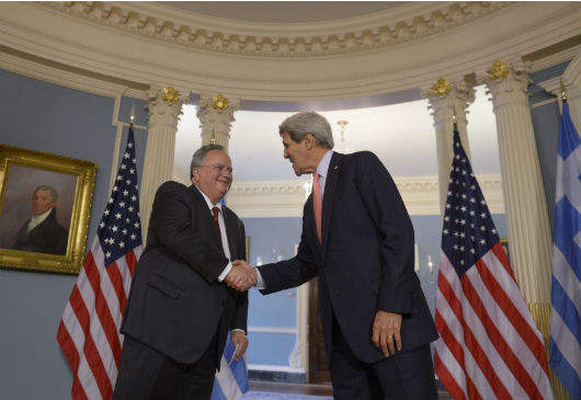 Statements of Foreign Minister Kotzias and U.S. Secretary of State John Kerry before their meeting (20 April 2015, Washington, D.C.)