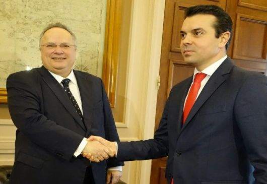 Κοινές Δηλώσεις Υπουργού Εξωτερικών N. Kοτζιά και Υπουργού Εξωτερικών της πΓΔΜ μετά τη συνάντησή τους (Αθήνα, 17.12.2015)
