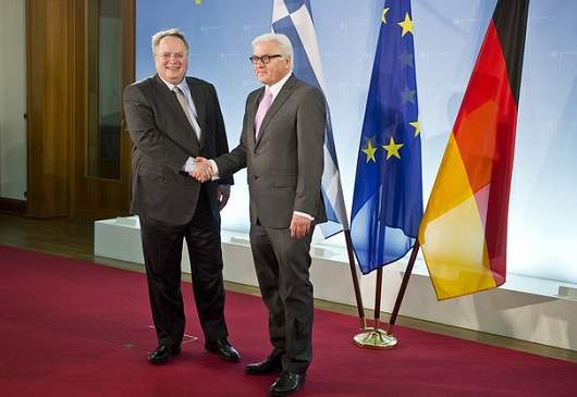Foreign Minister Kotzias meets with his German counterpart, Frank-Walter Steinmeier (Berlin, 22 March 2015)