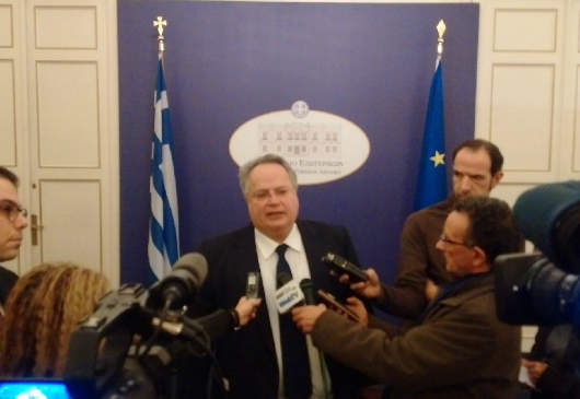 Δηλώσεις ΥΠΕΞ, Ν. Κοτζιά, μετά το Εθνικό Συμβούλιο Εξωτερικής Πολιτικής (ΥΠΕΞ, 23.12.2016)