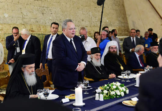 Ομιλία Υπουργού Εξωτερικών, Νίκου Κοτζιά, στο δείπνο που παρέθεσε προς τιμήν των Προκαθημένων, ενόψει της ΑΜΣ της Ορθόδοξης Εκκλησίας