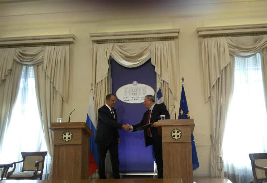 Joint statements of Foreign Minister N. Kotzias and the Foreign Minister of the Russian Federation, S. Lavrov, following their meeting (Athens, 2 November 2016)