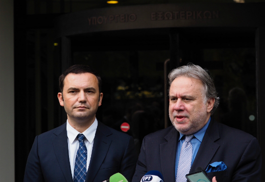 Δήλωση Αν. Υπουργού Εξωτερικών, Γ. Κατρούγκαλου, μετά τη συνάντησή του με τον Αν. Πρωθυπουργό της πρώην Γιουγκοσλαβικής Δημοκρατίας της Μακεδονίας, αρμόδιο για τις σχέσεις με την Ε.Ε., B. Osmani (Αθήνα, 01.11.2018)