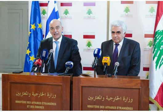 Δήλωση Υπουργού Εξωτερικών Ν. Δένδια, με το πέρας της συνάντησής του με τον Λιβανέζο ομόλογό του, Nassif Hitti (Βηρυτός, 19.02.2020)