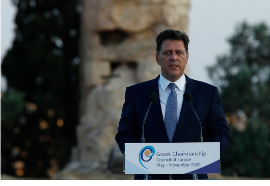 Alternate Foreign Minister M. Varvitsiotis’ address at the central event of the Greek Chairmanship of the Council of Europe (Temple of Olympian Zeus, 8/7/2020)