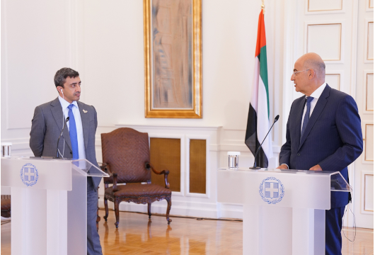 Statements of the Minister of Foreign Affairs, Nikos Dendias, following his meeting with his counterpart from the United Arab Emirates, Sheikh Abdullah Bin Zayed Al Nahyan (Athens, 25 September 2020)