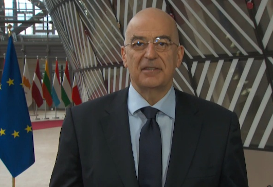 Minister of Foreign Affairs Nikos Dendias’ statement on arrival at the EU Foreign Affairs Council (Brussels 22 March 2021)