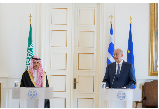 Minister of Foreign Affairs Nikos Dendias’ statement following his meeting with the Minister of Foreign Affairs of Saudi Arabia, Prince Faisal Bin Farhan Al-Saud (Athens, 04.01.2022)
