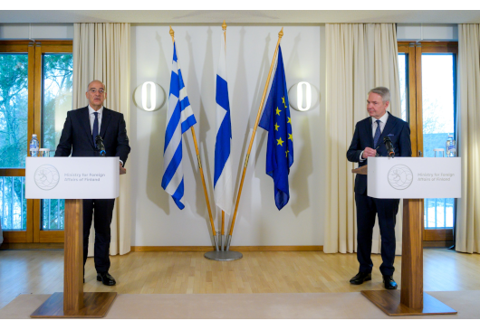 Minister of Foreign Affairs Nikos Dendias’ statement following his meeting with his Finnish counterpart, Pekka Haavisto (Helsinki, 15.02.2022)
