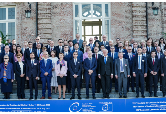 Alternate Minister of Foreign Affairs’ Miltiadis Varvitsiotis remarks at the 132nd Session of the Committee of Ministers of the Council of Europe (Turin, 20. 05. 2022)