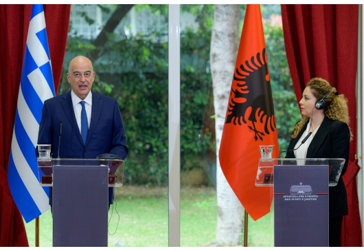 Minister of Foreign Affairs Nikos Dendias’ statement following his meeting with his Albanian counterpart, Olta Xhaçka (Tirana, 23.05.2022)