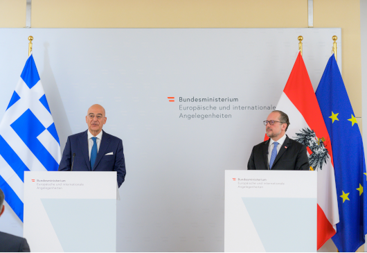 Minister of Foreign Affairs Nikos Dendias’ statements following his meeting with Minister of Foreign Affairs of Austria, Alexander Schallenberg (Vienna, 02.05.2023)