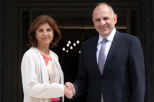 Announcement by the Ministry of Foreign Affairs on the meeting of Minister of Foreign Affairs George Gerapetritis with the Personal Envoy of the United Nations Secretary-General on Cyprus, María Angela Holguín Cuéllar (14.05.2024)