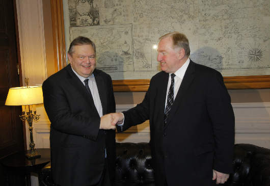 Kοινές δηλώσεις Αντιπροέδρου Κυβέρνησης και ΥΠΕΞ Ευ. Βενιζέλου και Προέδρου ομάδας του Ευρωπαϊκού Σοσιαλιστικού Κόμματος στην Επιτροπή των Περιφερειών της E.E., K. H. Lambertz