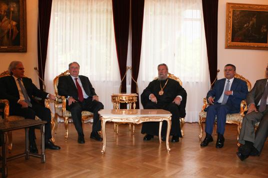 Ο Υπουργός Εξωτερικών της Ελλάδας κ. Ν. Κοτζιάς επισκεπτόμενος την Κυπριακή Δημοκρατία 26-28 Οκτωβρίου 2015.