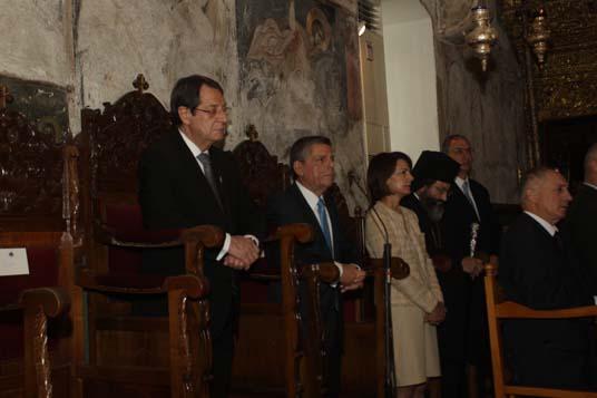 Δοξολογία στον Ι.Ν. Αγίου Ιωάννη και μαθητική παρέλαση στη Λευκωσία για την επέτειο της 28ης Οκτωβρίου 1940