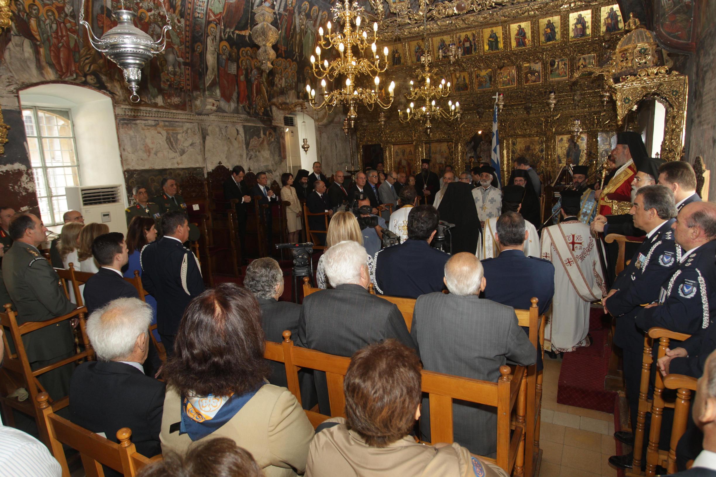 Δοξολογία στον Ι.Ν. Αγίου Ιωάννη και μαθητική παρέλαση στη Λευκωσία για την επέτειο της 28ης Οκτωβρίου 1940