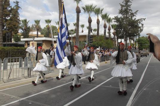 Δοξολογία στον Ι.Ν. Αγίου Ιωάννη και μαθητική παρέλαση στη Λευκωσία για την επέτειο της 28ης Οκτωβρίου 1940