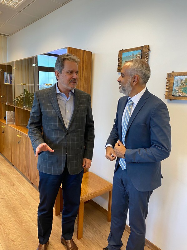 Συνάντηση Πρέσβη της Ελλάδος κ. Θεοχάρη Λαλάκου με τον νέο Υφυπουργό Ναυτιλίας κ. Β. Δημητριάδη