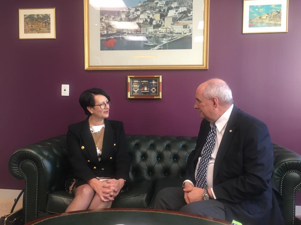 The Deputy Minister of Foreign Affairs Mr Terens - Nikolaos Quick visited Adelaide