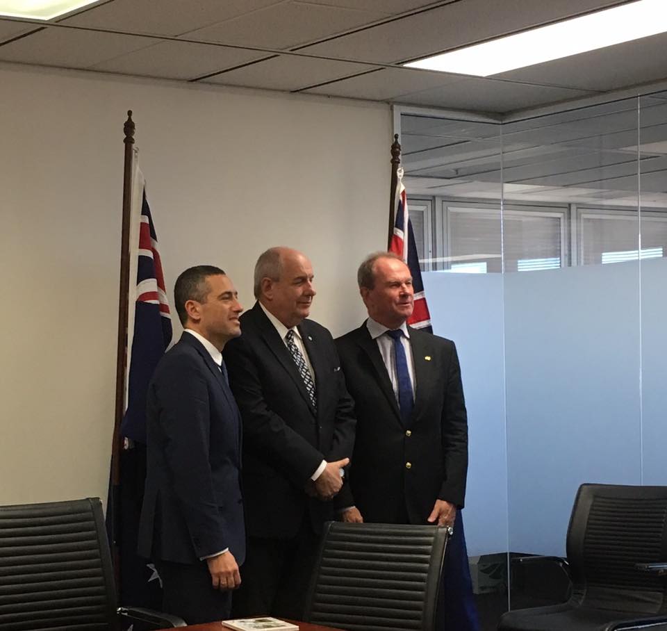 The Deputy Minister of Foreign Affairs Mr Terens - Nikolaos Quick visited Adelaide