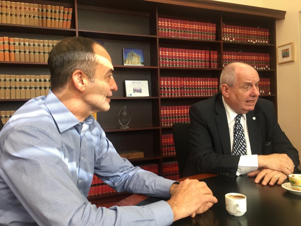 The Deputy Minister of Foreign Affairs Mr Terens - Nikolaos Quick visited Adelaide